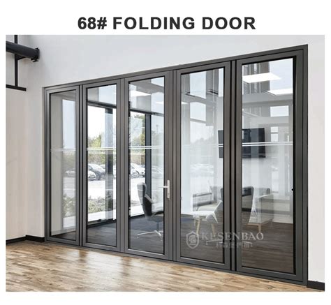 Australian Standards Patio Soundproof Bifold Doors Tempered Glass