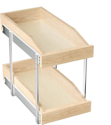 Amazon Roomtec Tier Pull Out Cabinet Organizer Double Tier