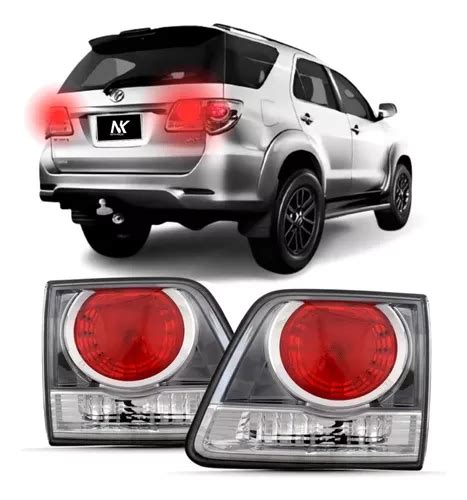 Lanterna P Hilux Sw4 2012 2013 2014 2015 Mala Cromada Parcelamento