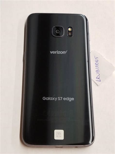 Samsung Galaxy S7 Edge Verizon Black 32gb Sm G935v Lrub10065 Swappa