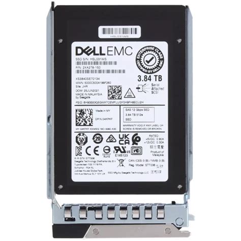 Dell Kpkf Tb Sas Gbps Sed Read Intensive Dwpd Inch Hot Plug Ssd