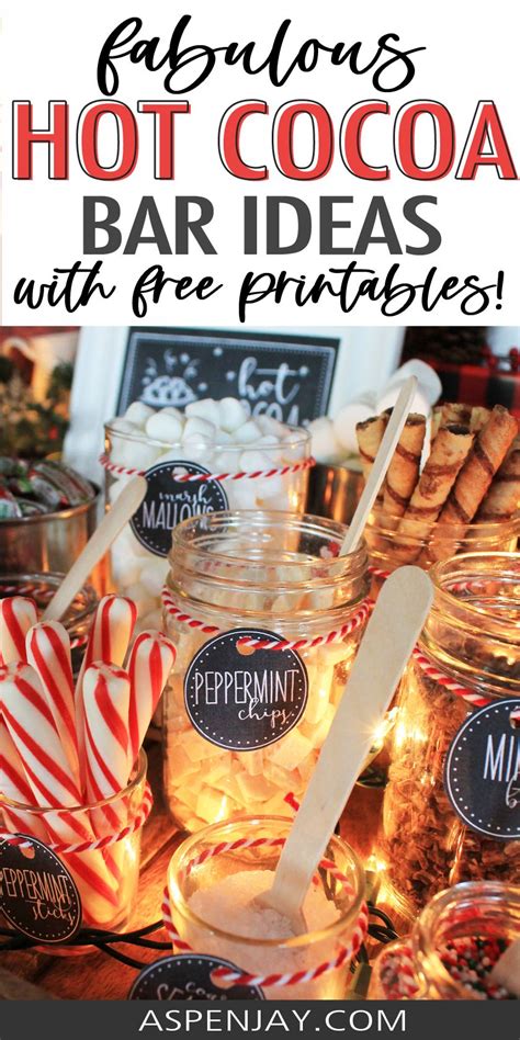 Throwing A Hot Chocolate Bar Party Free Printables Hot Chocolate Bar Party Christmas Hot