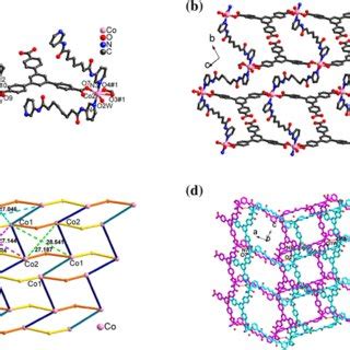 A The Coordination Environment Of The Co Ii Ions In Complex The H