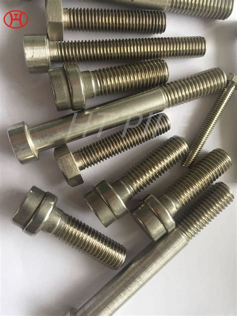 Round Head Bolt Uns N05500 Monel K500 Partial Thread Nature Nickel