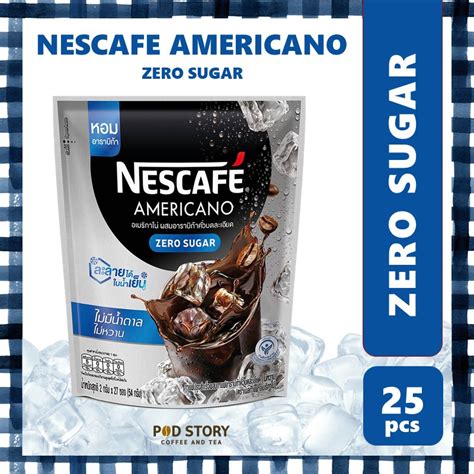 Jual Nescafe Thailand Nescafe Americano Original Zero Sugar