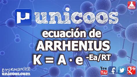 QUIMICA Ecuación de Arrhenius Cinética química YouTube