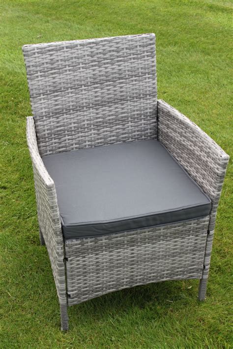 Stratford Rattan Weave Garden 4 Seater Dining Set Complete With