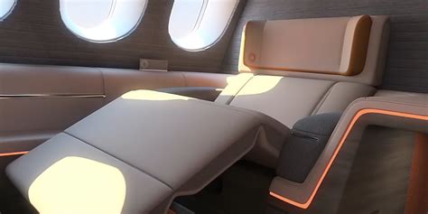 Seymourpowell plane concept with first class cabins - Business Insider