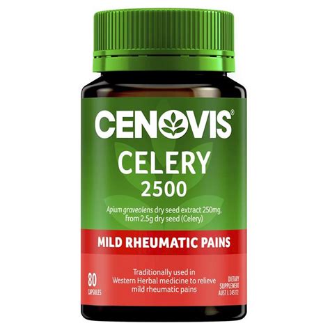 Buy Cenovis Celery 2500 80 Capsules Online At Chemist Warehouse®