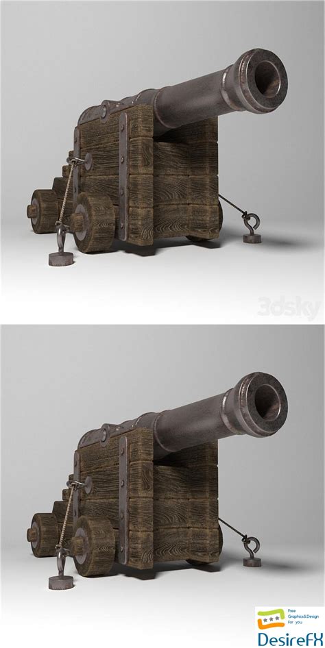 Download Ancient Gun 3d Model Desirefxcom