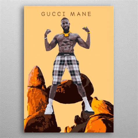 'Gucci Mane Poster Art ' Poster by Phuong Dong | Displate | Gucci mane ...