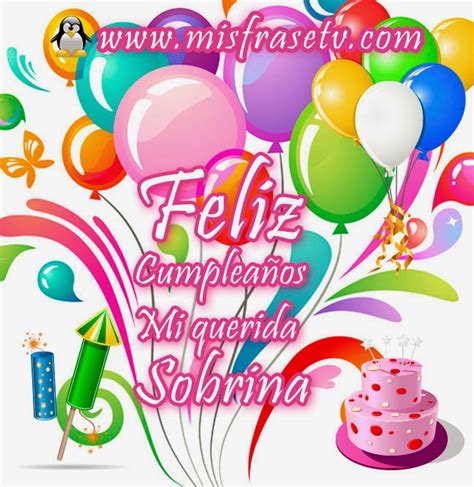 Felicitaciones De Cumpleaños A Una Sobrina