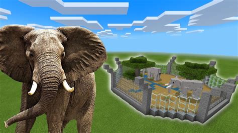 How To Make An ELEPHANT FARM In Minecraft PE YouTube