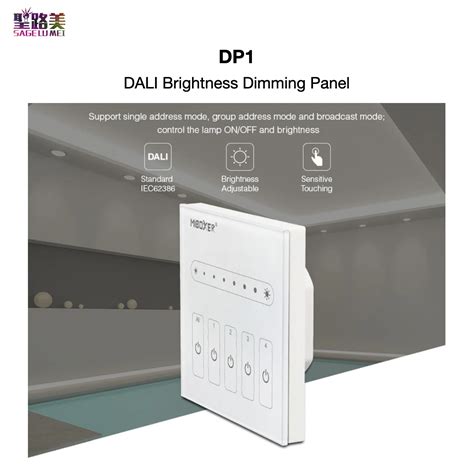 DP1 DALI Brightness Dimming Panel Support Single Group Address Mode