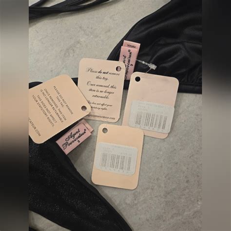 Agent Provocateur Swim Nwt Agent Provocateur Wetlook Shimmer Black Lulou 2piece Chain Bikini