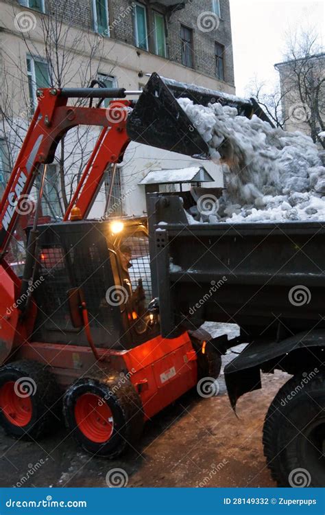 Snow Cleaning Editorial Photography Image Of Machine 28149332