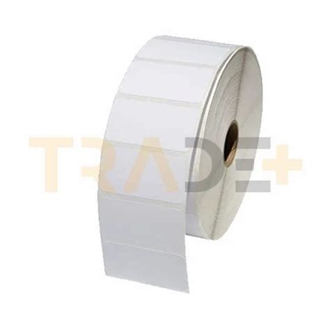 White Plain Barcode Label Roll Size Mm Mm At Rs Piece