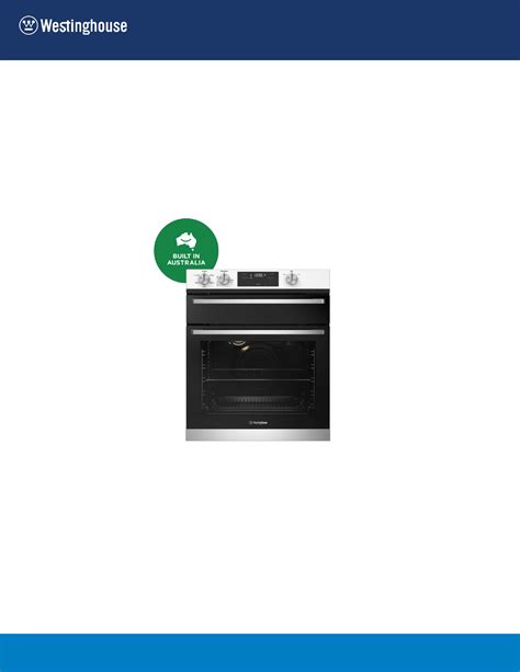 Westinghouse Grill Ovens Installation Guide