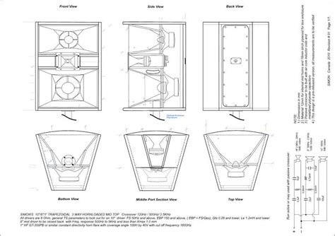 Diagram 3 Way Speaker Box Design Plans Images And Photos Finder