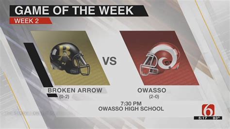 Game Of The Week Broken Arrow Faces Off With Owasso