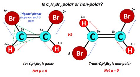 Is C2h2br2 Polar Or Nonpolar Chemistry Qna