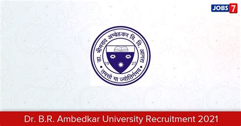 Dr B R Ambedkar University Recruitment Jobs In Dr B R