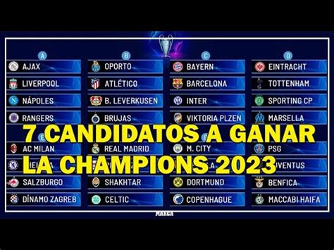 Candidatos A Ganar La Champions Youtube