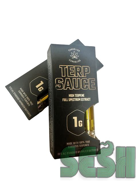 CANNABLISS TERP SAUCE 1g CARTRIDGE Sesh