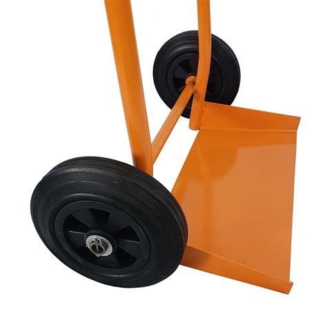 Unimig E Size Cylinder Welding Trolley Rubber Wheel Orange