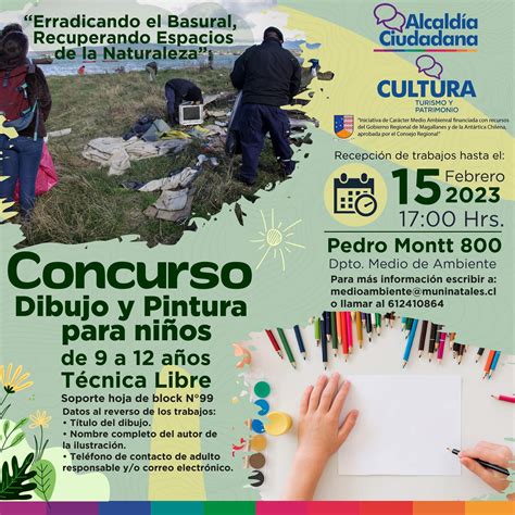 Concurso De Dibujo Y Pintura Para Niños Y Niñas Erradicando Basural