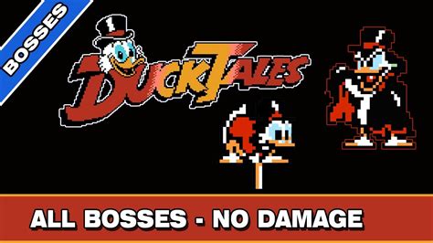 Ducktales Nes All Bosses No Damage Youtube