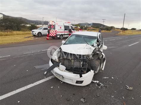 Fuerte Choque Sobre La Carretera A Cuauhtémoc Deja Lesionados Y