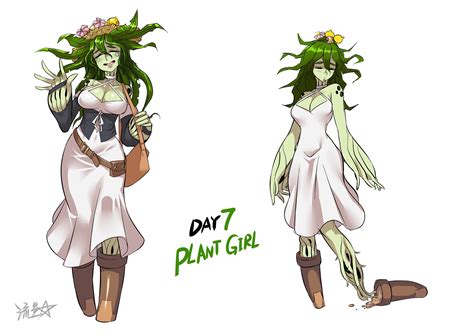 Plant Girl [by Ryuusei Mark II] : r/SFWmonstergirls