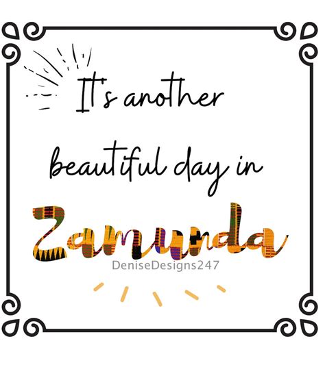 Coming To America Its Another Beautiful Day In Zamunda Etsy