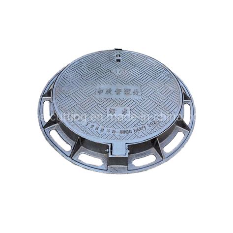 Customized Size Sand Casting Ductile Iron Round Watermain Manhole Cover