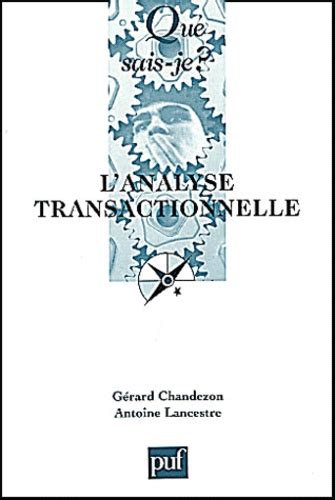 L Analyse Transactionnelle de Gérard Chandezon Poche Livre Decitre