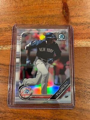 Estevan Florial Bowman Chrome Refractor Rookie Nrmt New York