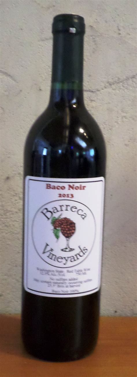 Baco Noir Barreca Vineyards