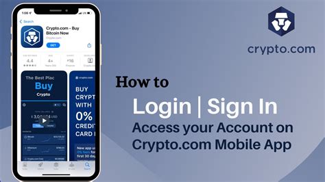 How To Login Crypto Sign In Crypto App Youtube