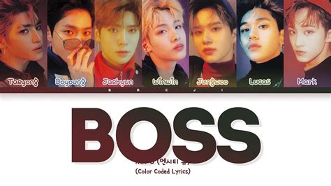 엔시티 유 NCT U BOSS Color Coded Lyrics YouTube