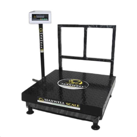 Electronic Platform Weighing Scale With Single Load Cell Capacity Range