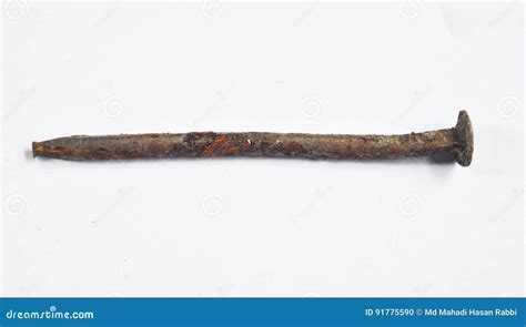 Rusty Iron Nails stock photo. Image of antique, grunge - 91775590