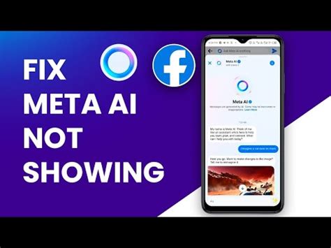 How To Fix Meta AI Not Showing On Facebook Metaai YouTube