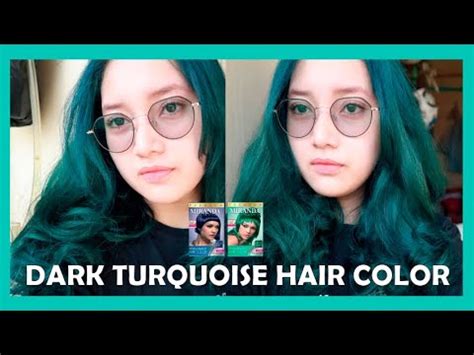 Haircolor Turquoise Hair Color Miranda Biru Miranda Hijau