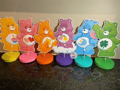 Care Bear Centerpiece Characters Care Bear Table Topper Party Decor