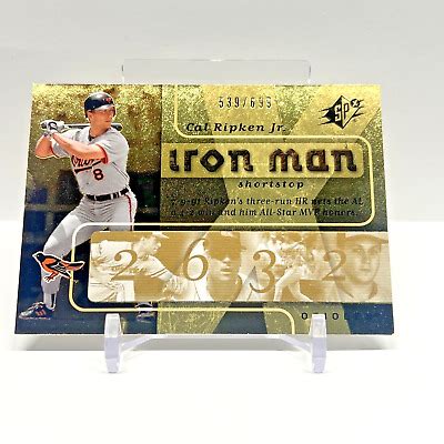 Spx Iron Man Cal Ripken Jr Im Hof Rare Ebay