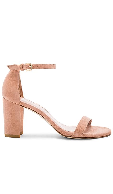 Stuart Weitzman Nearlynude Heel In Naked Suede REVOLVE