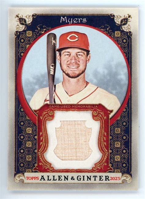 Wil Myers 2023 Topps Allen Ginter Baseball Game Used Bat Relic AGRB