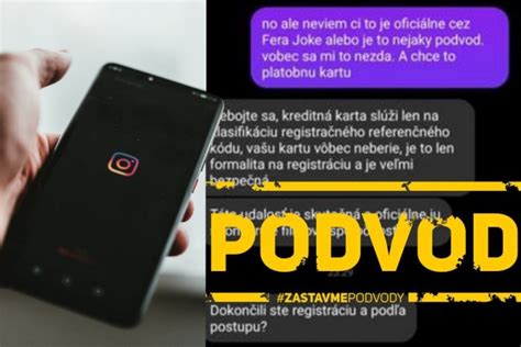 Nedajte sa nachytať Nový PODVOD na Instagrame Dnes24 sk