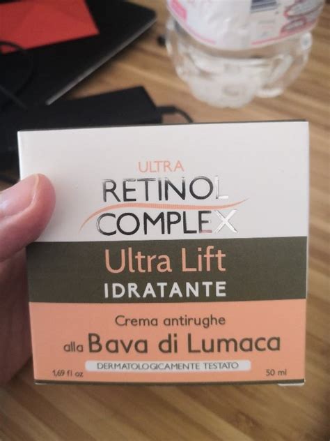 Retinol Complex Ultra Lift Idratante Crema Antirughe Alla Bava Di